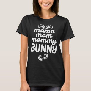 Camiseta Mamá mamá conejito Semana Santa Groovy Día de la M