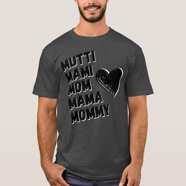 Camiseta Mamá Mamá Día de la Madre (Anverso)