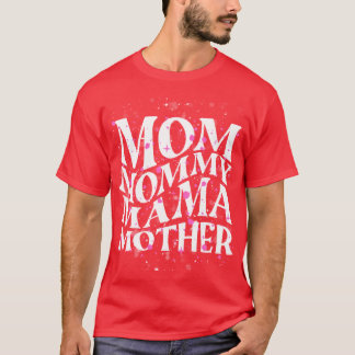 Camiseta mamá mamá mamá mamá amiga madre