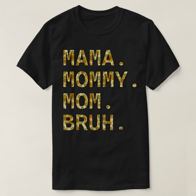 Camiseta Mamá mamá, mamá, mamá, chico gracioso, M (Diseño del anverso)