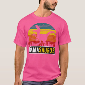 Camiseta Mamá MamaSaurus Madre Retro de Dinosaurios TRex