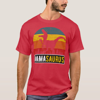 Camiseta Mamá MamaSaurus Madre Retro de Dinosaurios TRex