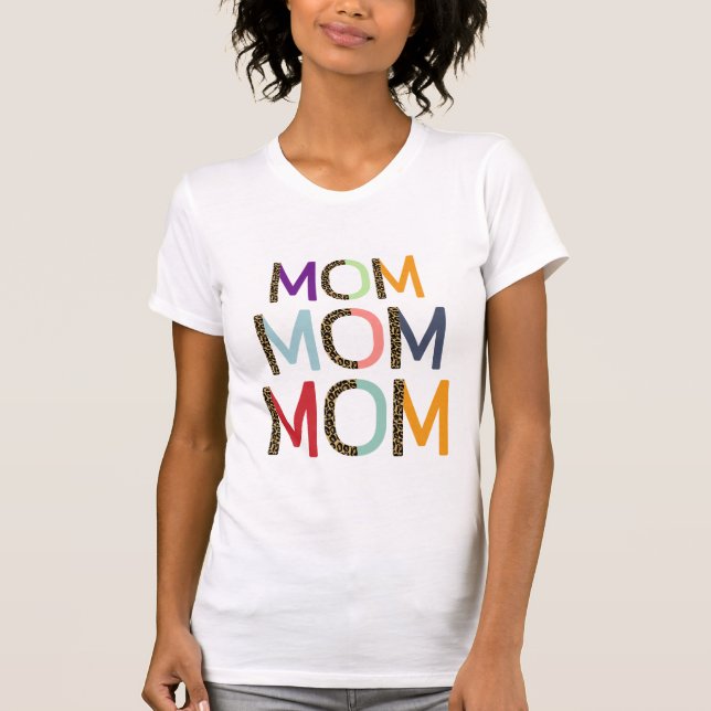Camiseta MAMÁ Mami Elegante Blanco (Anverso)