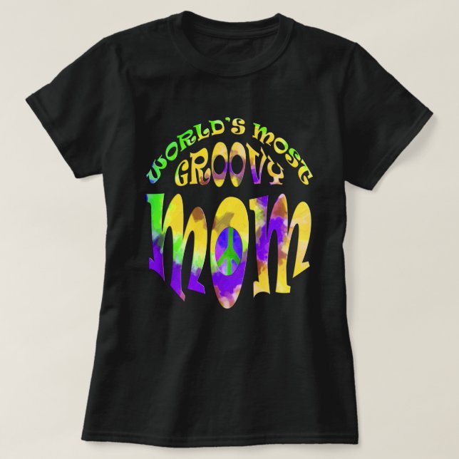 Camiseta Mamá más groovy del mundo (Diseño del anverso)