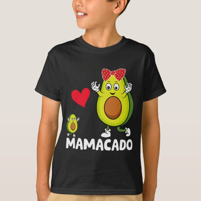 Camiseta Mama Mejor Mamá Aguacado Mamacado Feliz Día de la  (Anverso)