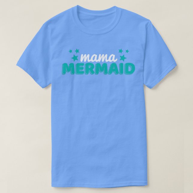 Camiseta Mama Mermaid Gift Boda del partido de cumpleaños M (Diseño del anverso)