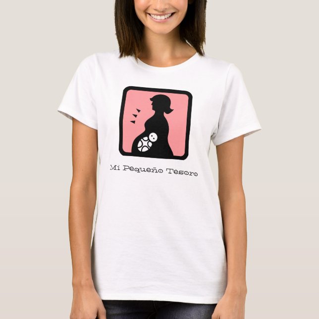Camiseta Mamá, MI Pequeo Tesoro (Anverso)