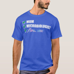 Camiseta Mamá microbióloga asombrosa