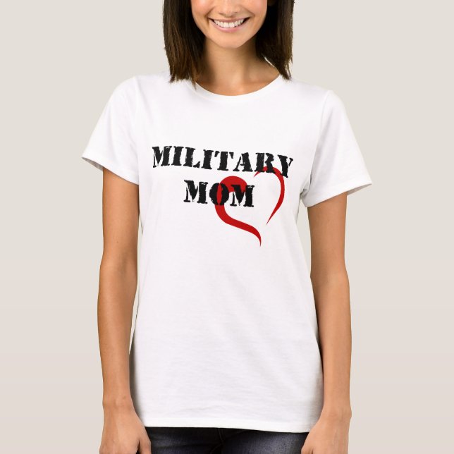 Camiseta Mamá militar (Anverso)