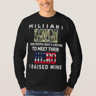 Camiseta Mamá militar que crié a mi héroe