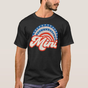 Camiseta Mama Mini 4 de Julio con la bandera de los Estados