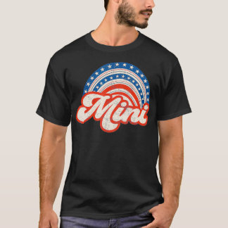 Camiseta Mama Mini 4 de Julio con la bandera de los Estados