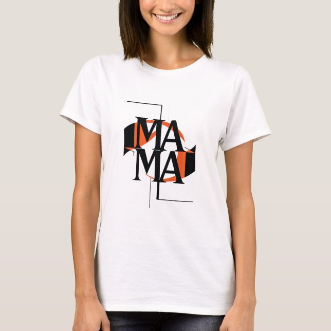Camiseta Mamá Minimalista (Anverso)