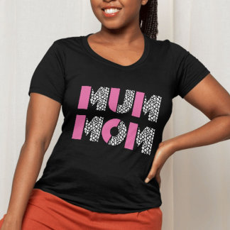 Camiseta MAMÁ minimalista MAMÁ Typografía - Madre moderna