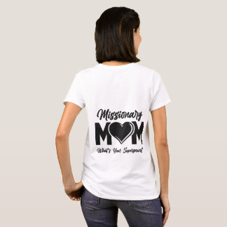 Camiseta Mamá misionera de LDS Tshirt Tee Shirt T-Shirt