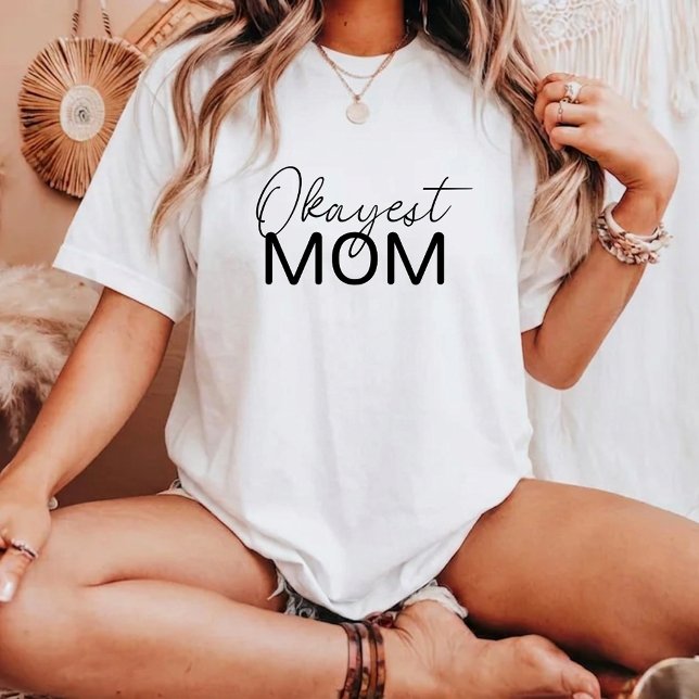 Camiseta Mamá Moderna Blanca y Monísima (Subido por el creador)