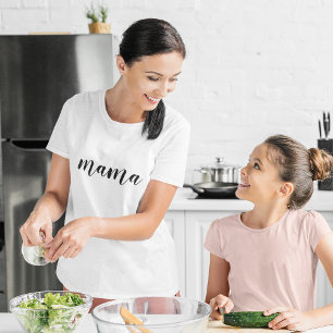 Camiseta Mamá   Moderna escritura Minimalista Día de la Mad