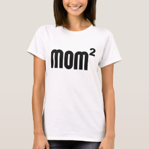 Camiseta Mamá Mom2 ajustada exponencial