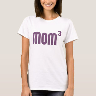 Camiseta Mamá Mom3 cubicada exponencial