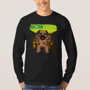 Camiseta Mamá monstruo Monstruosa Mamá Espeluznante Hallowe