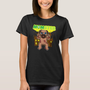 Camiseta Mamá monstruo Monstruosa Mamá Espeluznante Hallowe