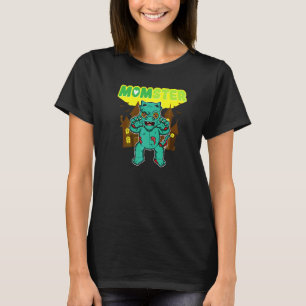 Camiseta Mamá monstruo Monstruosa Mamá Espeluznante Hallowe
