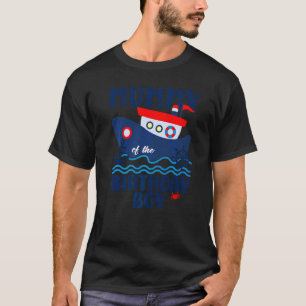 Camiseta Mamá Náutica De La Familia De Nacimientos De Niños