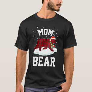 Camiseta Mamá Navidades de oso Pajamas Familia Matanza