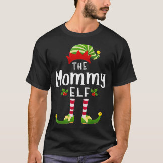 Camiseta Mamá Navidades Fiesta Elf Grupo Familiar Parcial