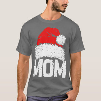 Camiseta Mamá Navidades Papá Noel coincidiendo con pijamas 