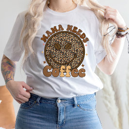 Camiseta Mamá necesita café