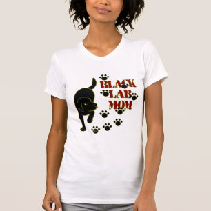 Camiseta Mamá negra del laboratorio
