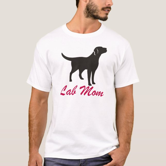 Camiseta Mamá negra del laboratorio (Anverso)