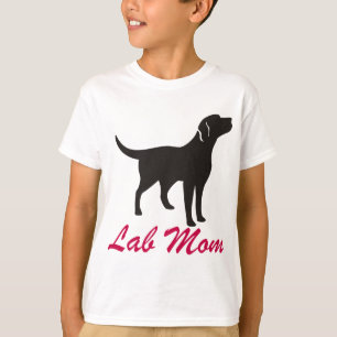 Camiseta Mamá negra del laboratorio