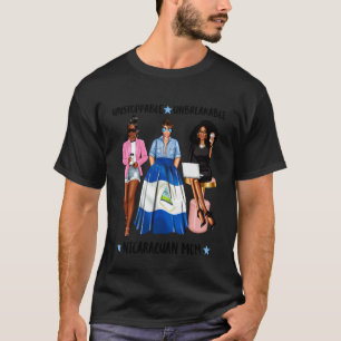 Camiseta Mamá nicaragüense de mujeres negras de Nicaragua M