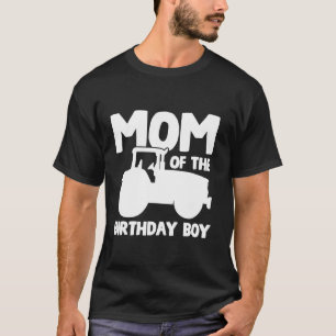 Camiseta Mamá niño de cumpleaños Tractor madre Fiesta de gr