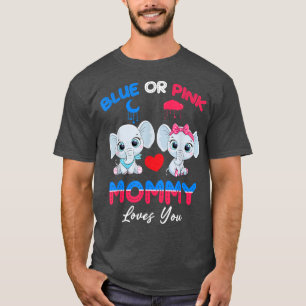 Camiseta Mamá, Niño O Chica, Te Ama El Elefante Gen Azul Ro