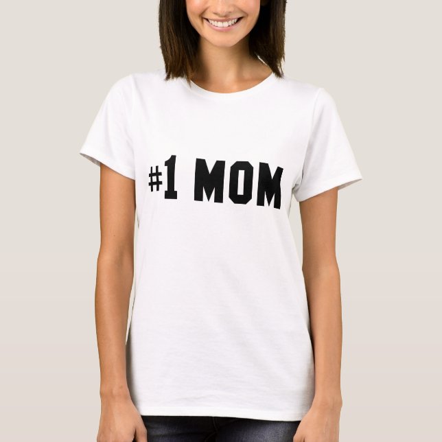 Camiseta Mamá número uno (Anverso)