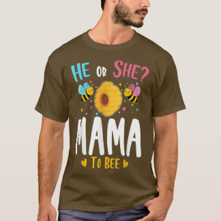 Camiseta Mamá o él van a comprar a Baby Shower Pa