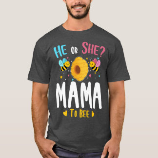 Camiseta Mamá o él van a comprar a Baby Shower Pa