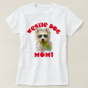 Camiseta Mamá occidental Perro mejor perro de la historia