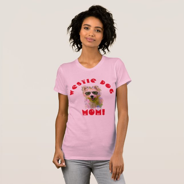 Camiseta Mamá occidental Perro mejor perro de la historia (Anverso completo)