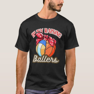 Camiseta Mamá ocupada criando baloncesto