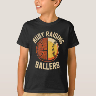 Camiseta Mamá ocupada criando Llers Deportes Papá Boceto su