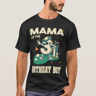 Camiseta Mama Of The Birthday Boy 3.ᵉʳ Golf B day Golfing F