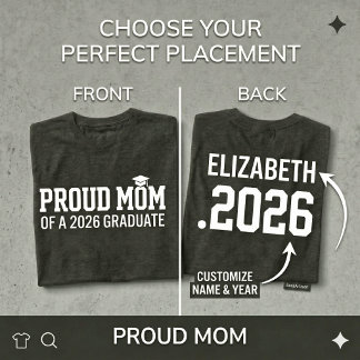 Camiseta MAMÁ ORGULLOSA • Clase de 2026 Graduación Personal