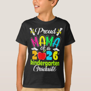 Camiseta Mamá orgullosa de graduada de jardín de infantes d