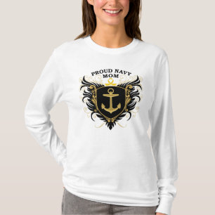 Camiseta Mamá orgullosa de la marina de guerra