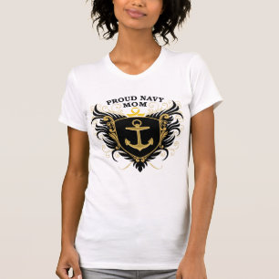 Camiseta Mamá orgullosa de la marina de guerra