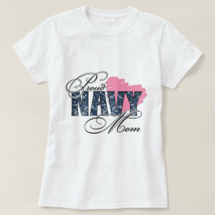 Camiseta Mamá orgullosa de la marina de guerra